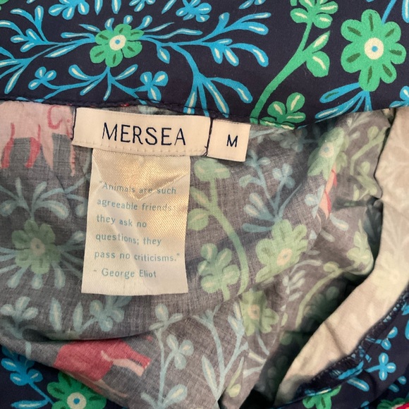 OVER THE COTTON MOON PAJAMA SET - ELEPHANT GARDEN SET - Picture 8 of 9